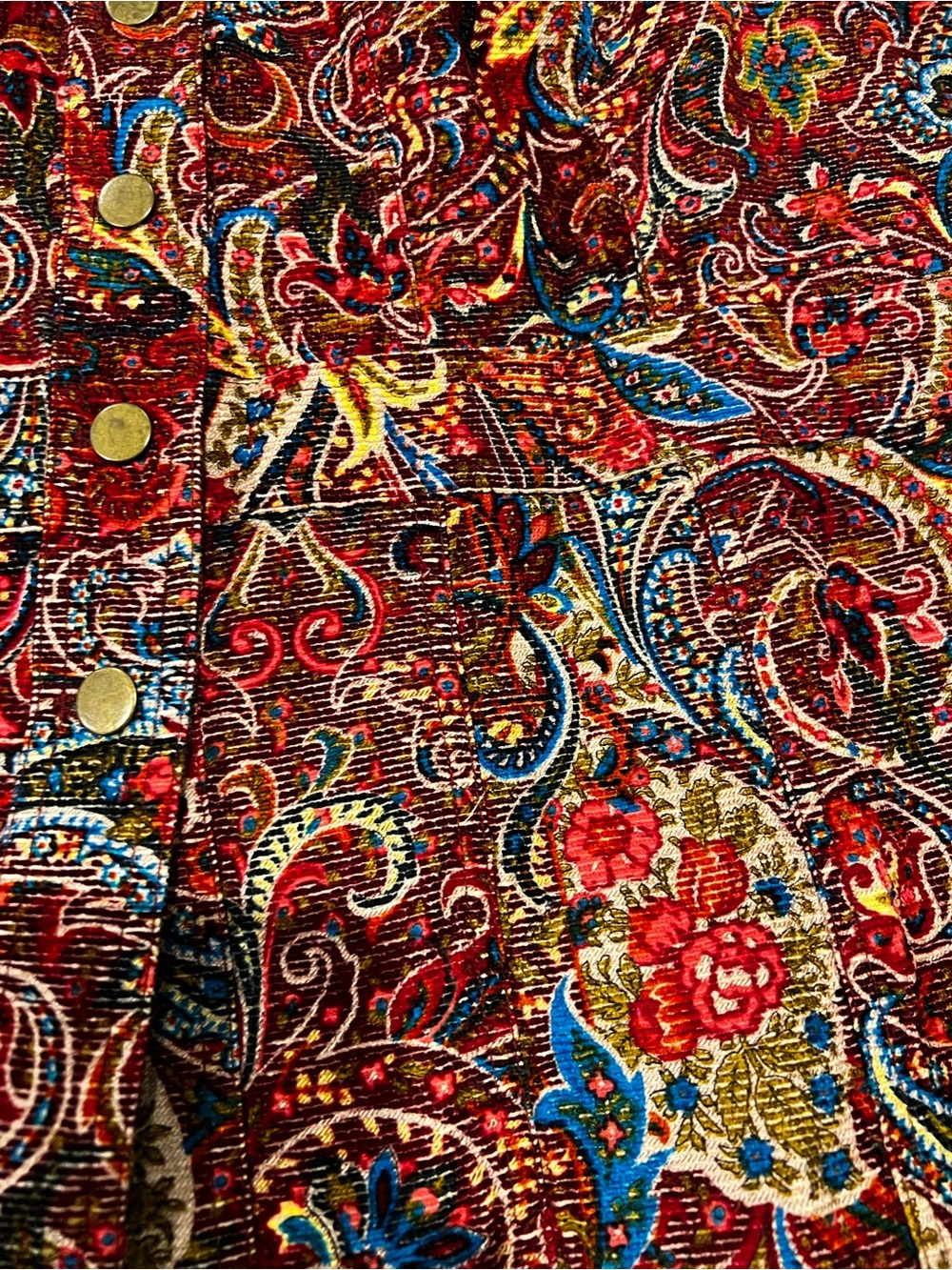 Coldwater Creek Paisley Tapestry Jacket Women’s 2X Boho Southwestern Artsy Fall - Picture 4 of 8